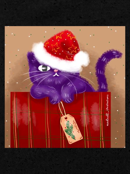 Chat de Noël