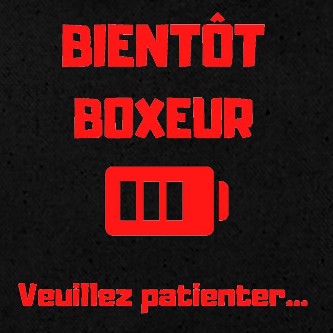 BIENTOT BOXEUR ROUGE
