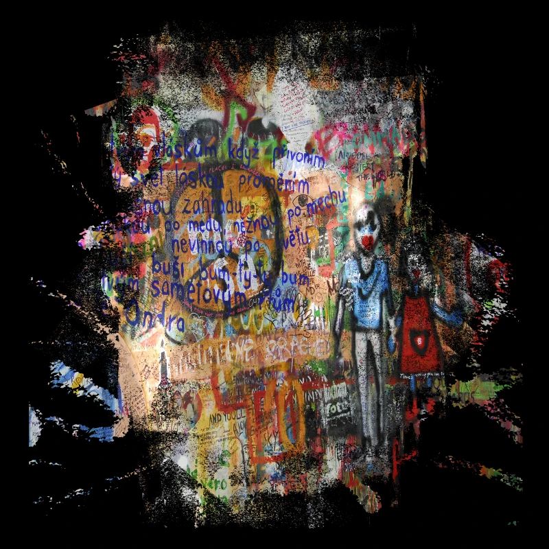 Graffiti-Stil Splash Hip Hop Farben Malerfarbe