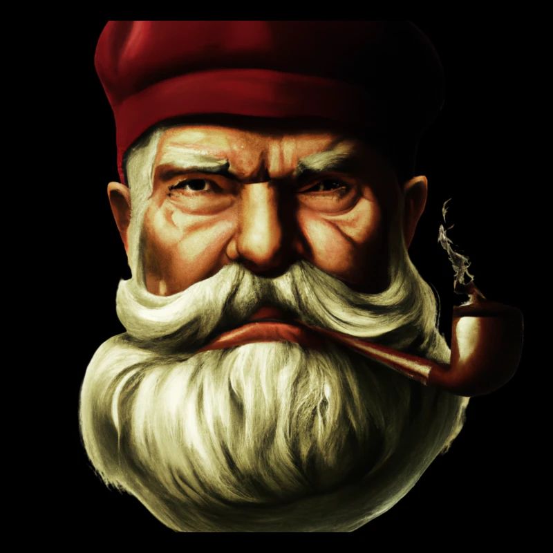 old sailor with beard, pipe sailors sail sea