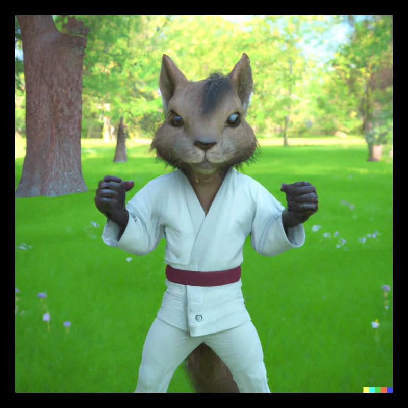 Karate Hörnchen