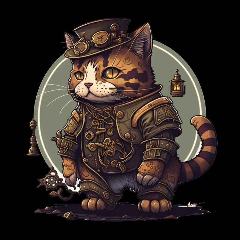 Steampunk Katze