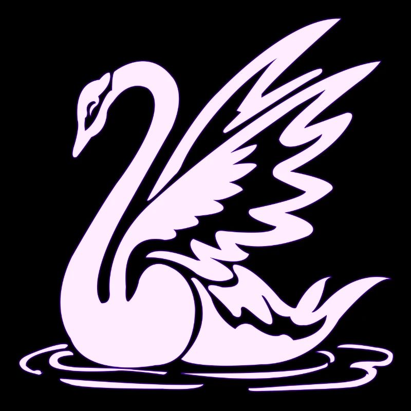 Tattoo element vector tattoo Body art swan