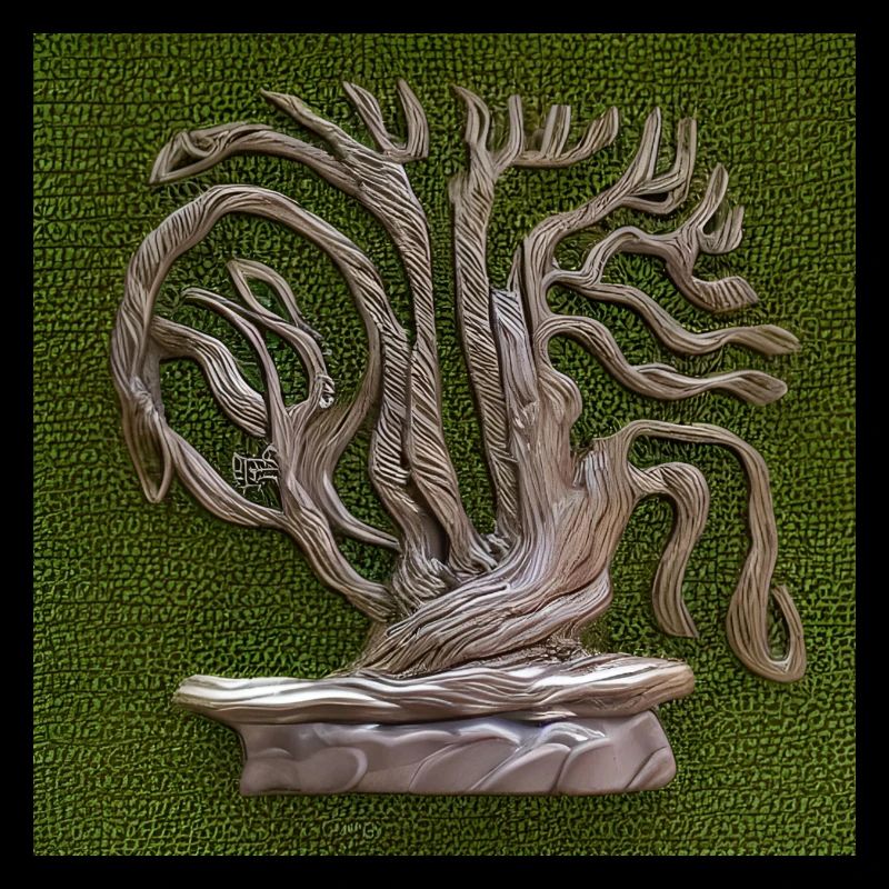 Alter Baum wird grün