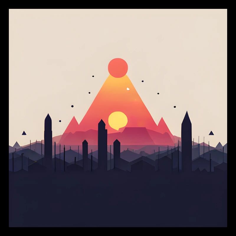 abstract pyramid