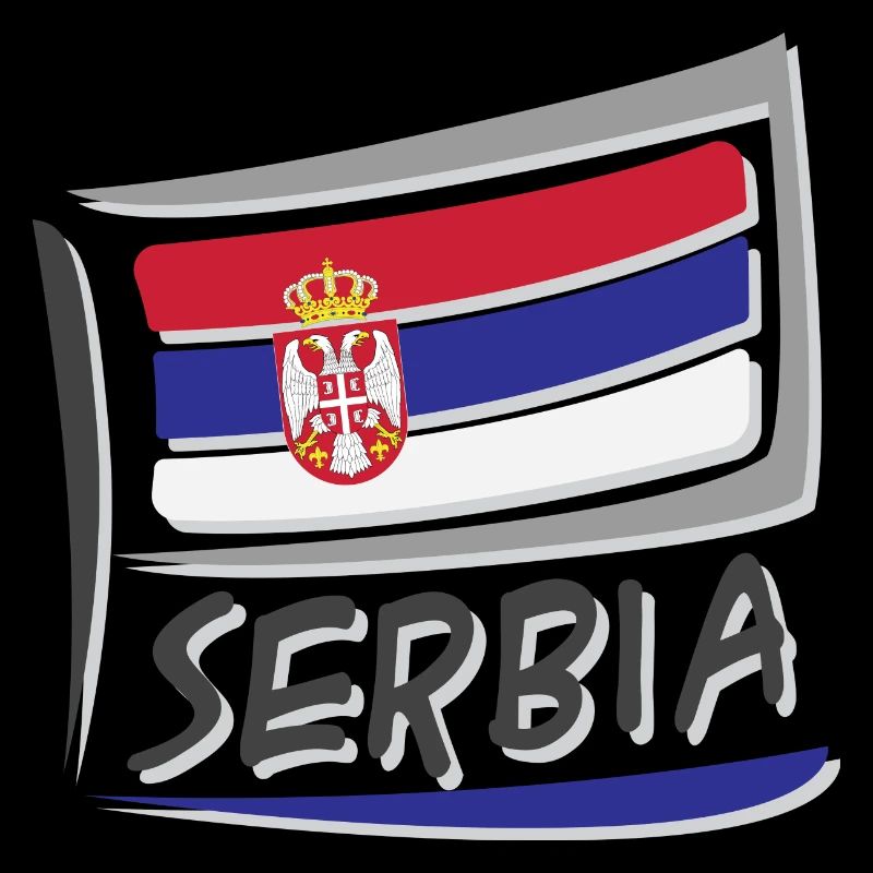 Drapeau de la Serbie