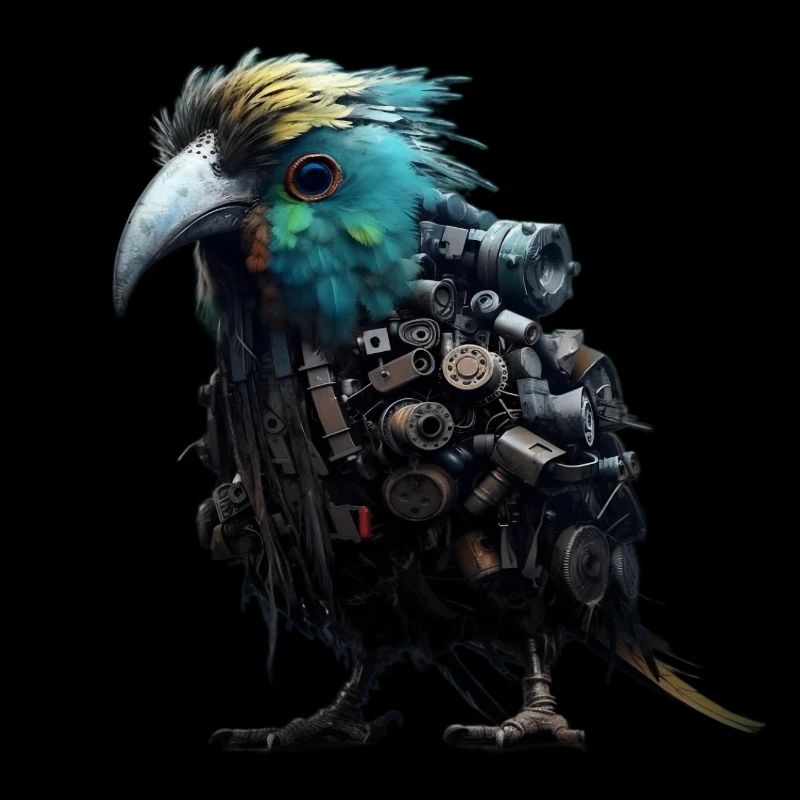 Steampunk Vogel