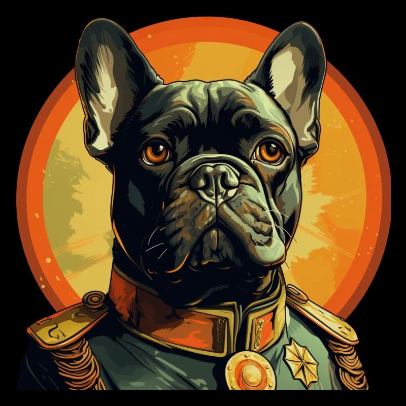 Bouledogue français Charles de Gaulle
