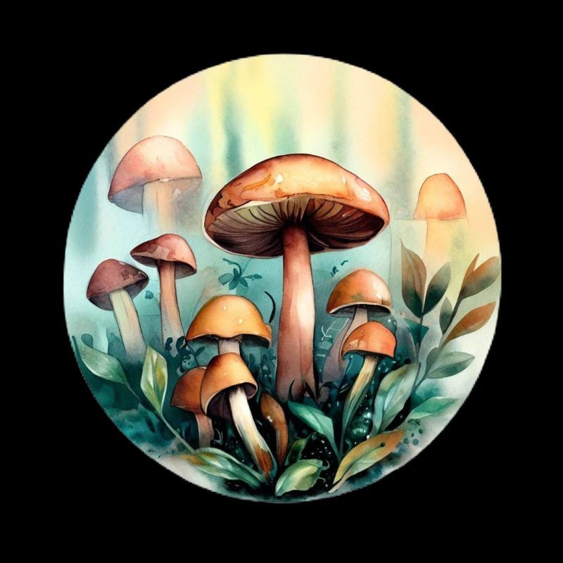 champignons dans la forêt, champignons dans la nature