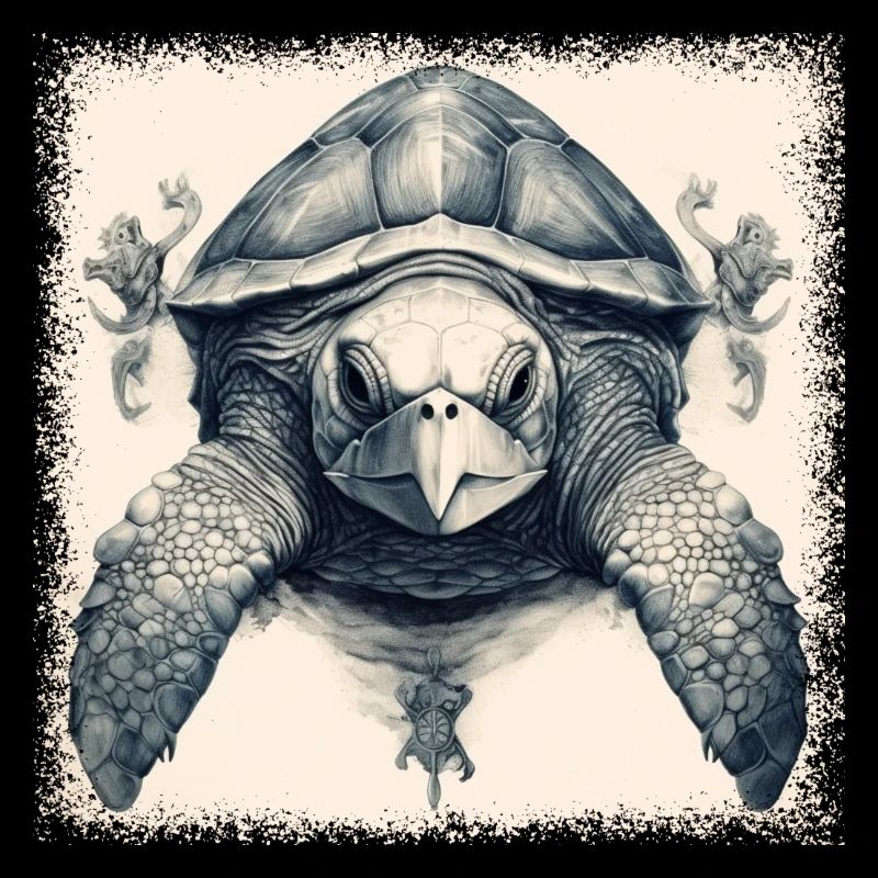 Tortue de mer Vague de plongée Idée cadeau d’anniversaire