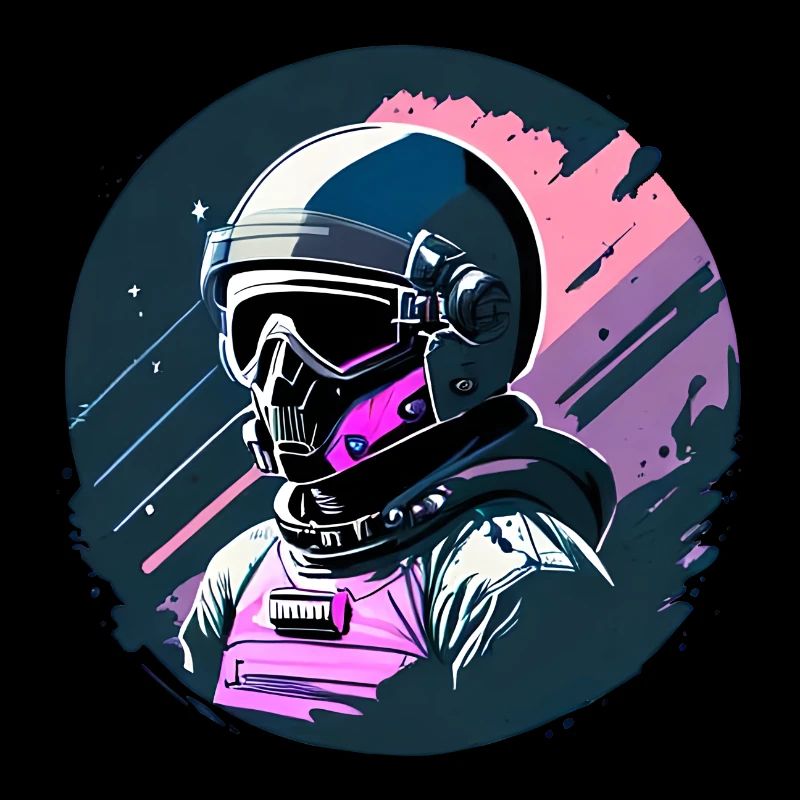 Silhouette d’astronaute