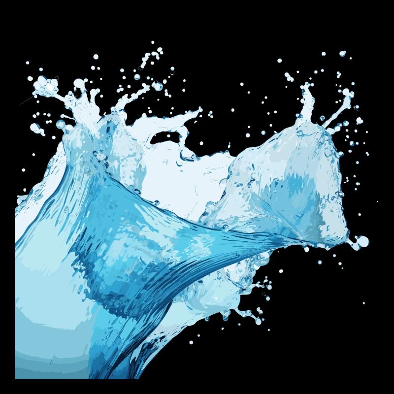 Water splashes!