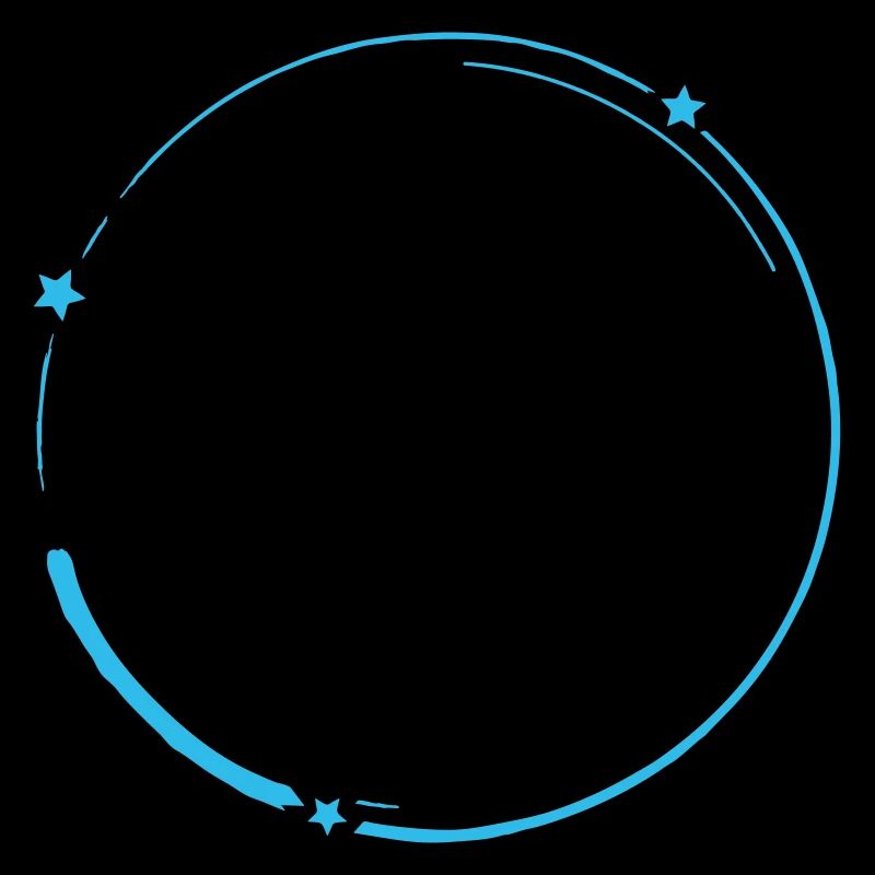 Circle with Stars Vectorgraphic