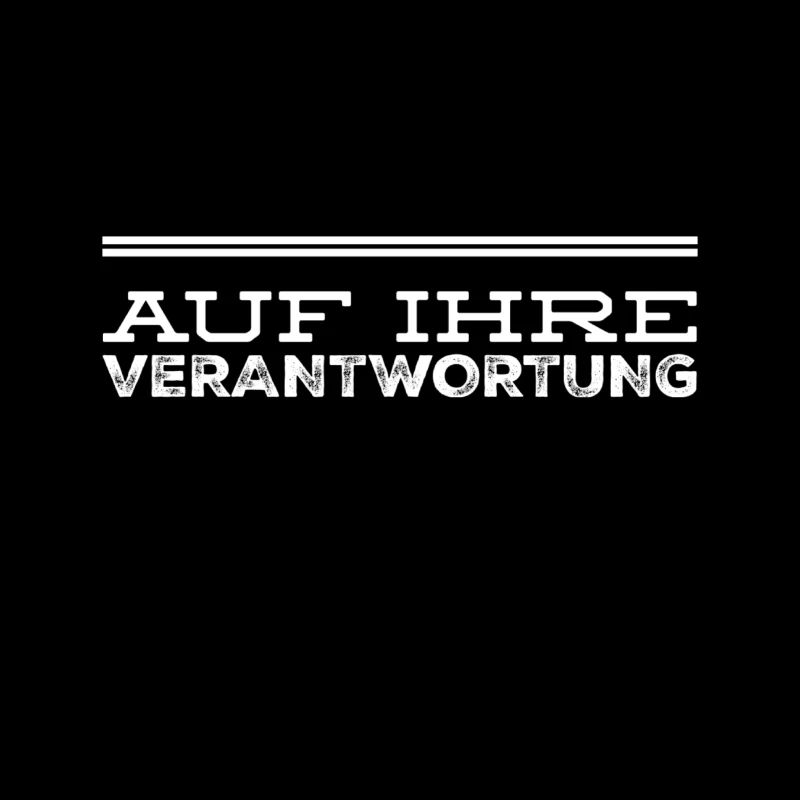 sie sind verantwortlich