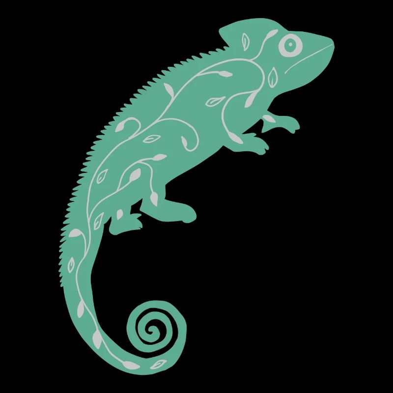 Caméléon vert
