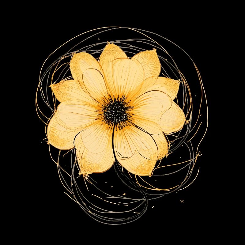 Style de dessin d’une ligne rose