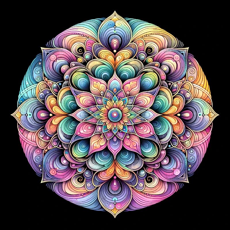 L’élégance de la fleur de couleur