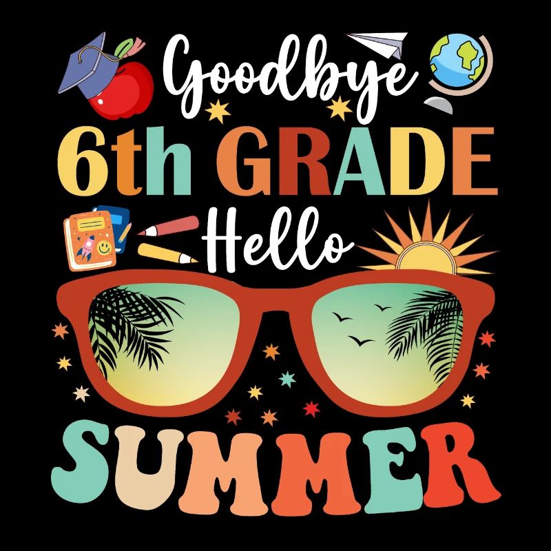 Teacher Student Goodbye 6th Grade Hello Summer
