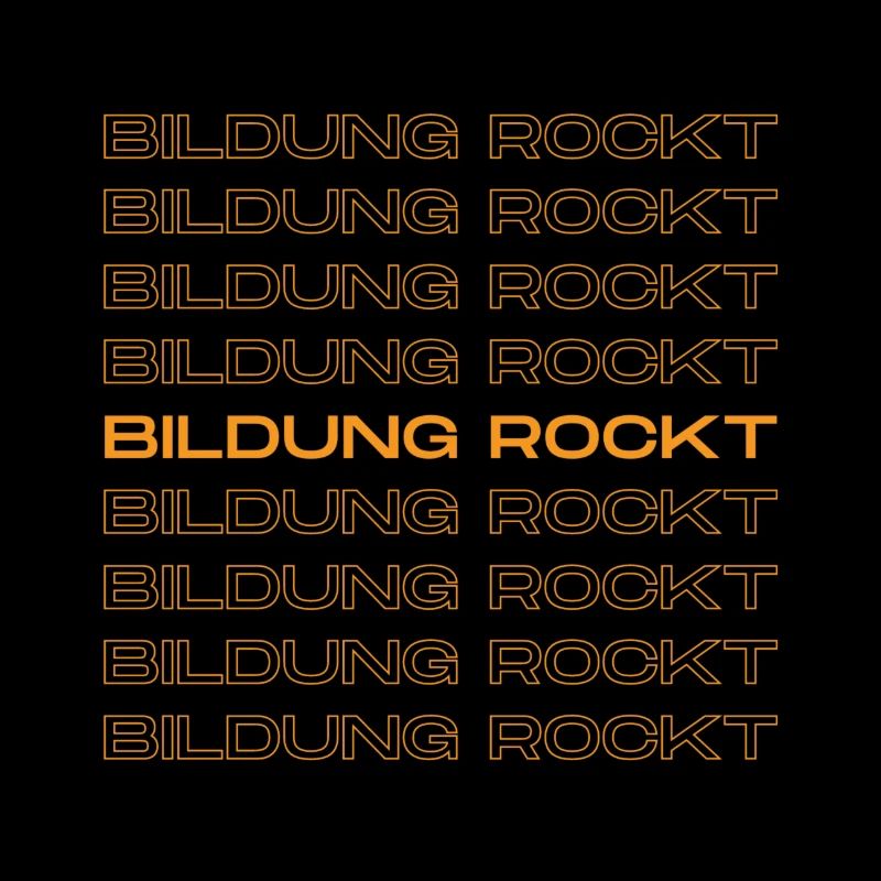 Bildung rockt Typographie