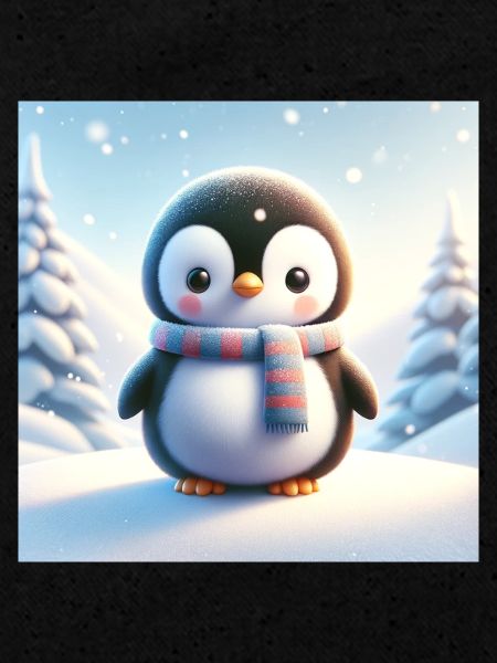Pingouins neige
