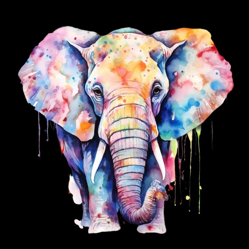 Aquarelle Éléphant