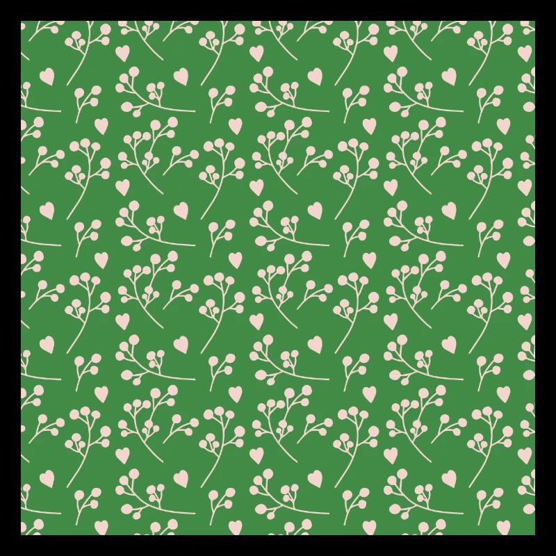 Blume-Blatt-Muster fleur feuille motif