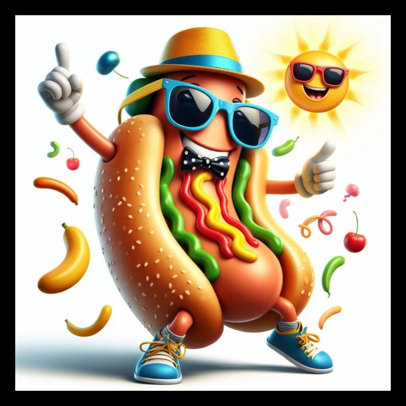 Dancing Hot Dog