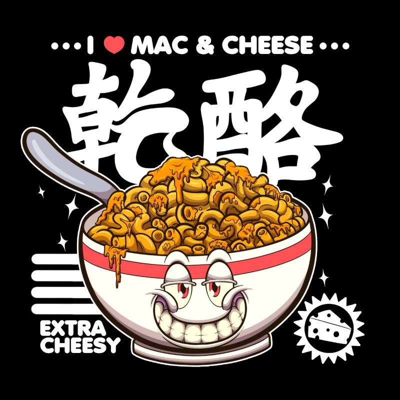 J’aime le macaroni au fromage dessin animé