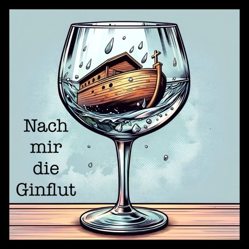 Nach mir die Ginflut - Trinkspruch Gin