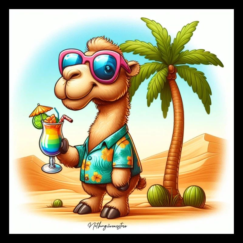 Kamel im Urlaub
