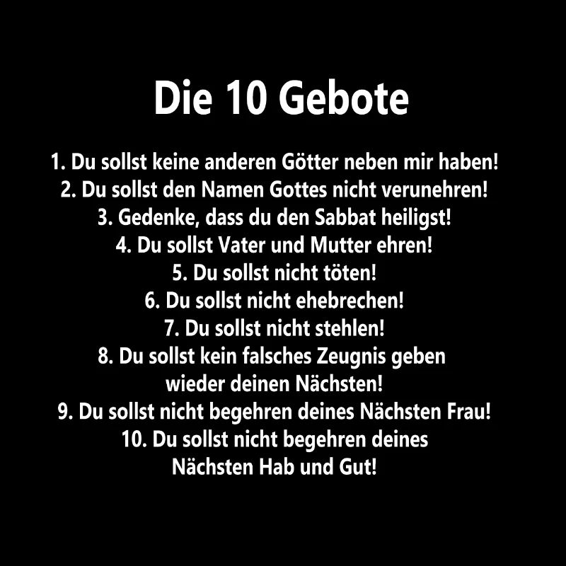 10 Commandments