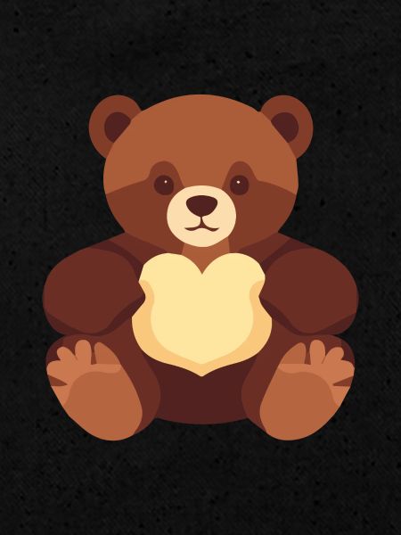 Teddybär in braun