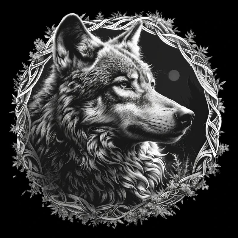 Wolf Vikings Celts Fenriswolf Fenris