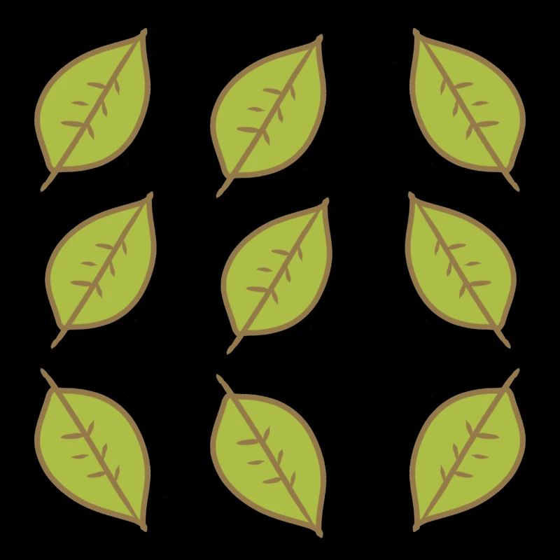 Pattern Leaf Leaves Frame Green Shape Nature