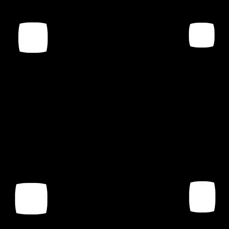 viereck quadrat form symbol vier