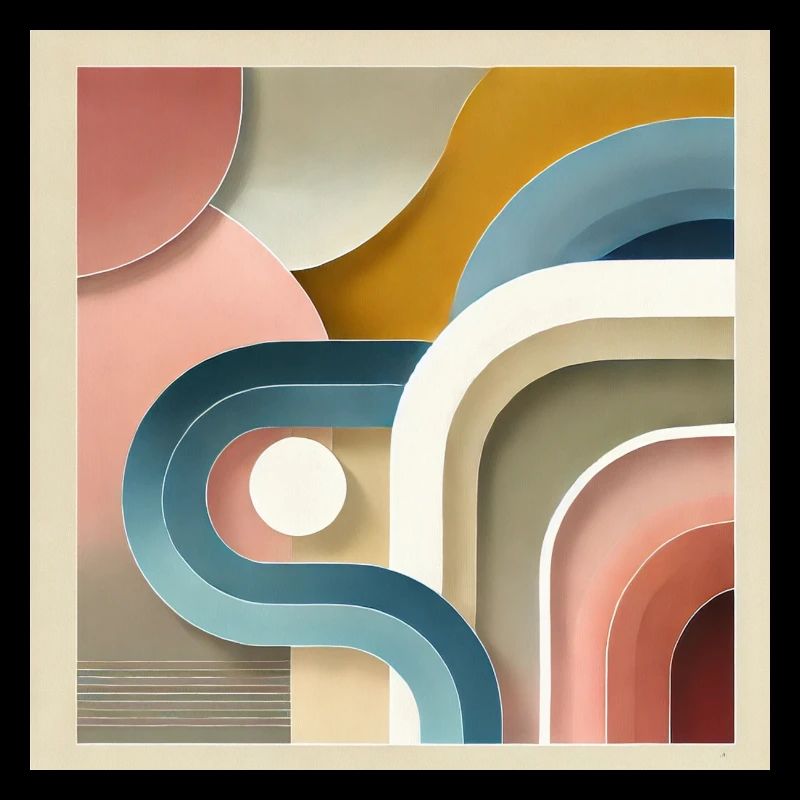 Pastel Symphony - Abstract Painting