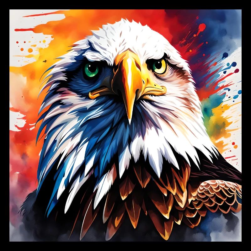 Eagle coloured