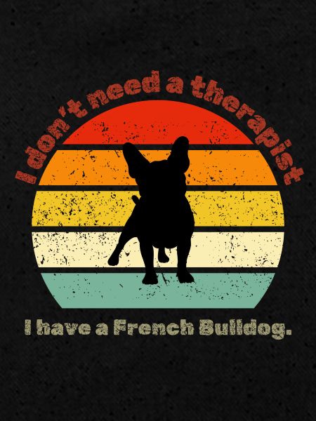 Bouledogue français rétro