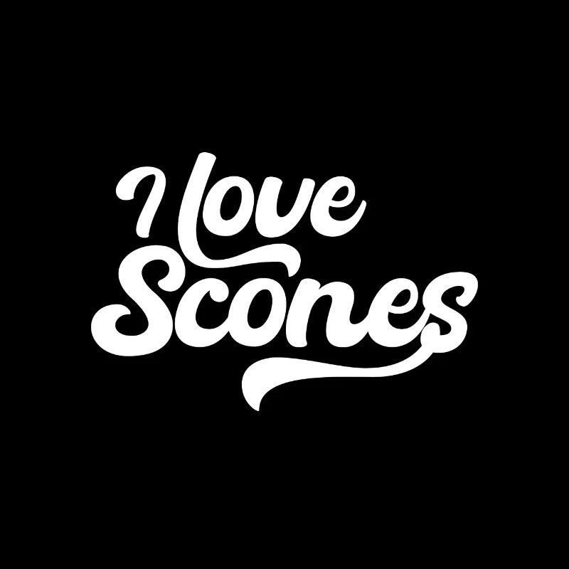 I Love Scones, England, Aesthetic Tee