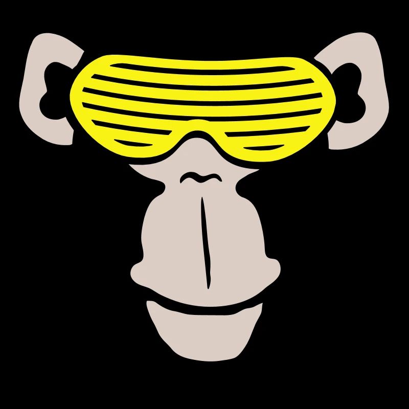 Funky Sonnenbrille Gorilla Cooler Party Affe Spaß
