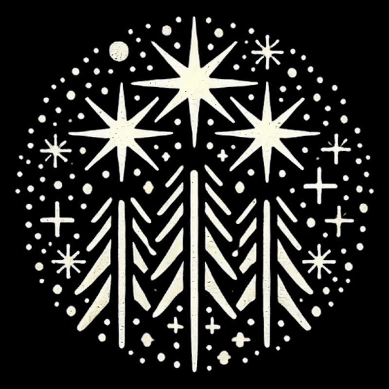 A simple Christmas symbol