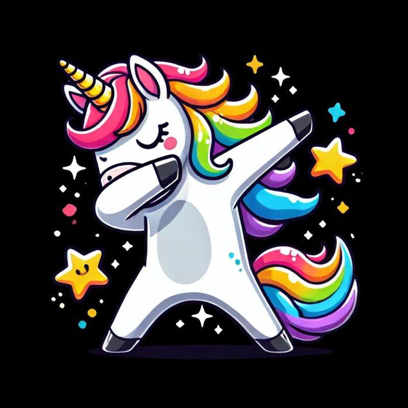 Dabbing Unicorn Geschenkidee dabbendes Einhorn