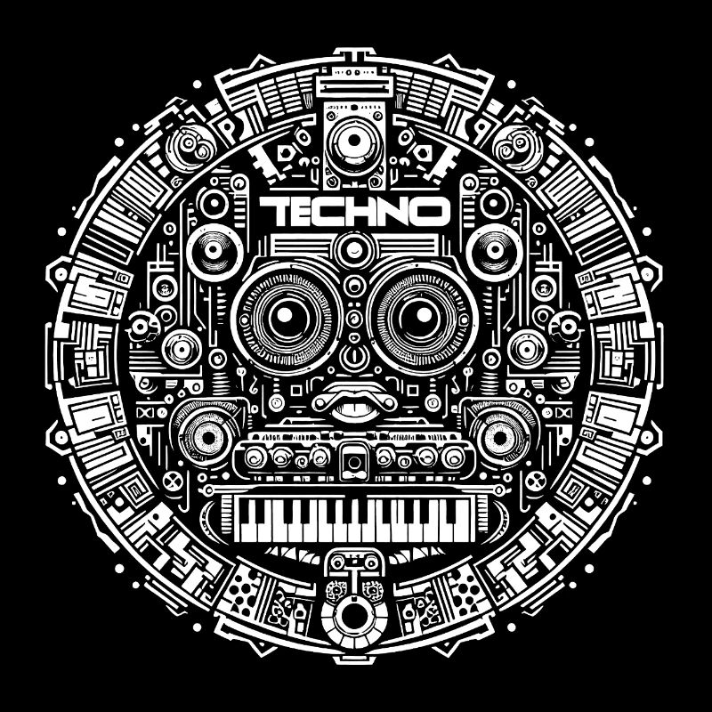 Techno Music Logo