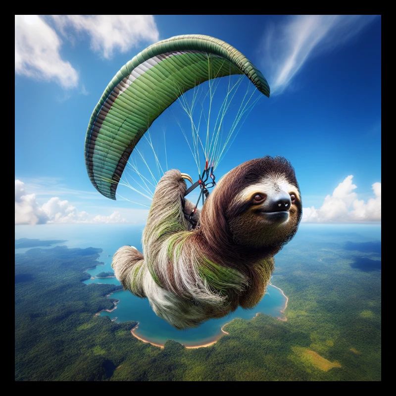 Faultier Wanderer Paragliding