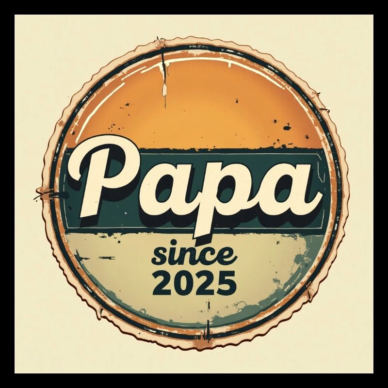 Flux Dev A worn retroinspired logo badge featur