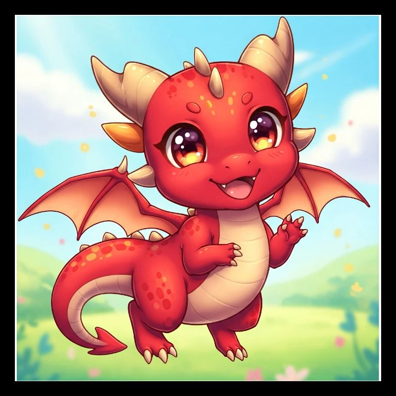 Red Chibi Dragon