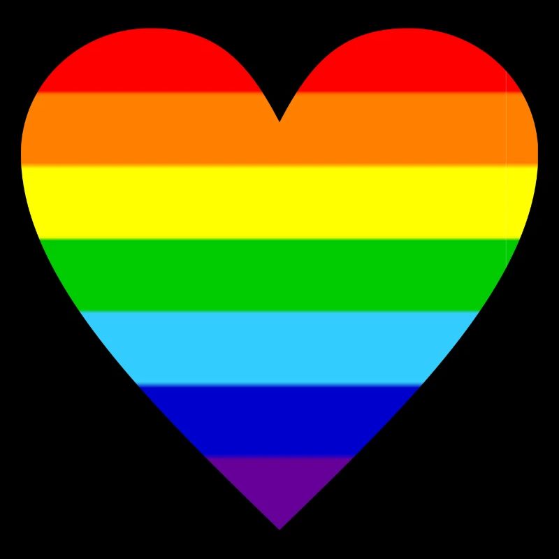 Herz Regenbogen Farben bunt