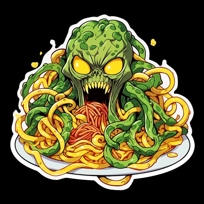 Pâtes effrayantes Cthulhu