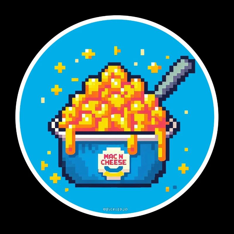 Mac n cheese pixel art