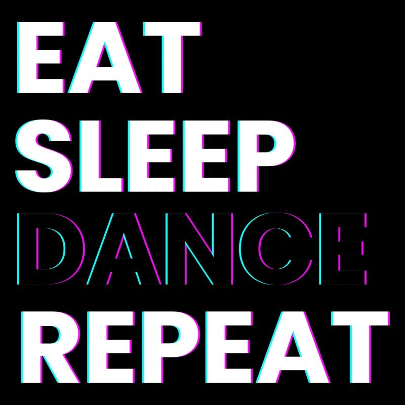 Manger Dormir Danse Répéter Danse Dictons Danser Dire